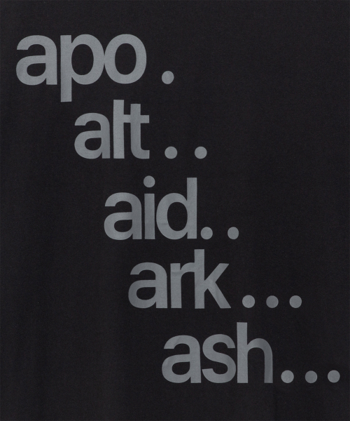 THECOLDESTMOMENT(ザコールデストモーメント)の「TCM apo T (black)(Tシャツ/カットソー・レディース・その他・SMALL/MEDIUM/LARGE)」の5枚目の写真