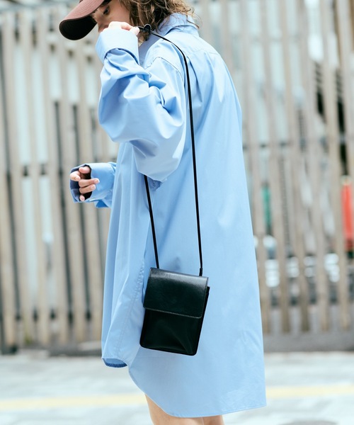 cii（シー）の「【UNISEX】Smooth PU Mini Bag / スムースPUミニバッグ（ショルダーバッグ・メンズ・ブラック・FREE）」の6枚目の写真