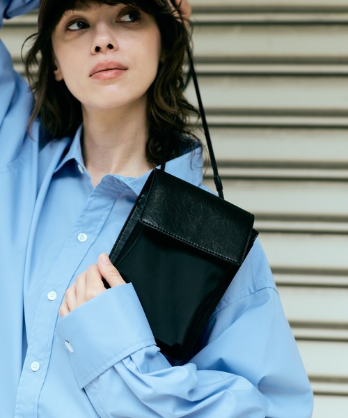 cii（シー）の「【UNISEX】Smooth PU Mini Bag / スムースPUミニバッグ（ショルダーバッグ・メンズ・ブラック・FREE）」の9枚目の写真