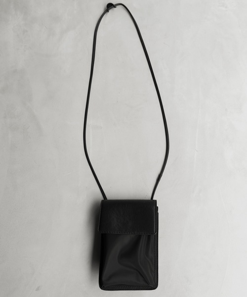 cii（シー）の「【UNISEX】Smooth PU Mini Bag / スムースPUミニバッグ（ショルダーバッグ・メンズ・ブラック・FREE）」の14枚目の写真