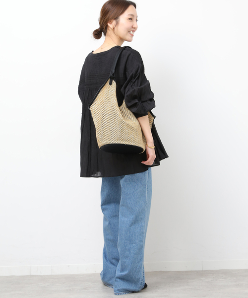 JOURNAL STANDARD relume(ジャーナルスタンダード レリューム)の「《WEB限定追加》RELUME アンダリアトートバッグ(トートバッグ・レディース・ベージュ・FREE)」の3枚目の写真