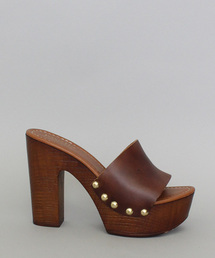 mystic | 【Sundy Shoes】ウッドヒールサンダル(サンダル)