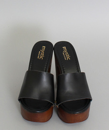 mystic | 【Sundy Shoes】ウッドヒールサンダル(サンダル)