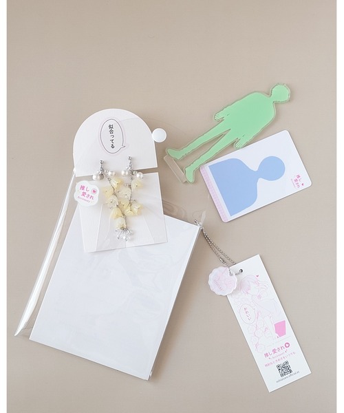 tone(トーン)の「【推しに愛されるアクセサリー】クリアイエローすずらんの上品ピアス(サージカルステンレス)(MA)(ピアス(両耳用)・メンズ・イエロー・FREE)」の11枚目の写真