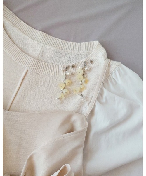 tone(トーン)の「【推しに愛されるアクセサリー】クリアイエローすずらんの上品ピアス(サージカルステンレス)(MA)(ピアス(両耳用)・メンズ・イエロー・FREE)」の20枚目の写真