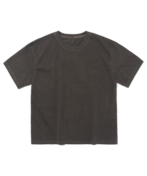 OTHERFITS(アザーフィッツ)の「ピグメントプレーンクロップ半袖Tシャツ(ブラウン)(Tシャツ/カットソー・メンズ・その他・FREE)」の1枚目の写真