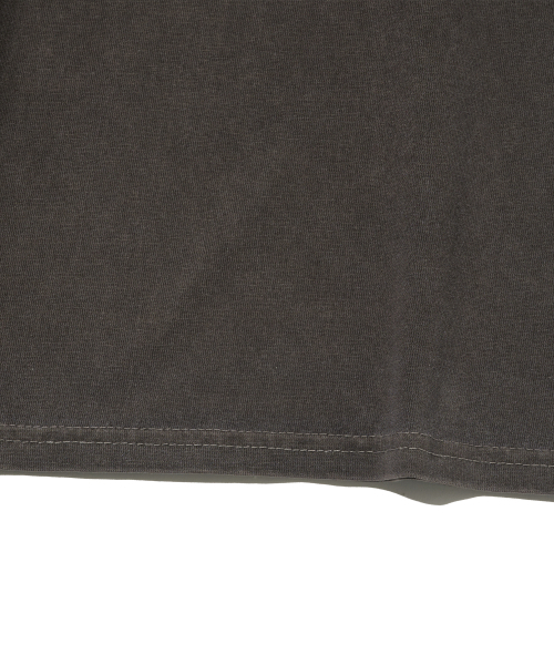OTHERFITS(アザーフィッツ)の「ピグメントプレーンクロップ半袖Tシャツ(ブラウン)(Tシャツ/カットソー・メンズ・その他・FREE)」の5枚目の写真