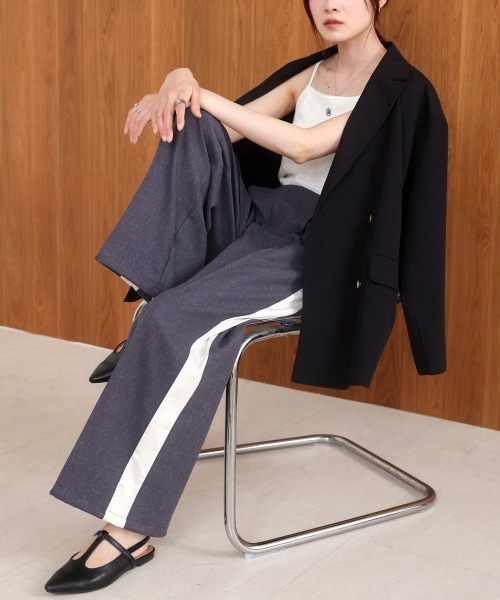 Bab(バブ)の「S・Mサイズ展開】2WAYセンタープレスサイドラインパンツ(その他パンツ・レディース・ブラック/ベージュ・MEDIUM/SMALL)」の16枚目の写真