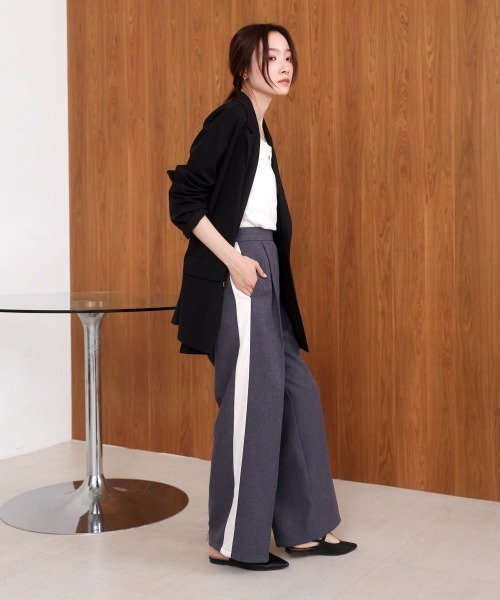 Bab(バブ)の「S・Mサイズ展開】2WAYセンタープレスサイドラインパンツ(その他パンツ・レディース・ブラック/ベージュ・MEDIUM/SMALL)」の17枚目の写真