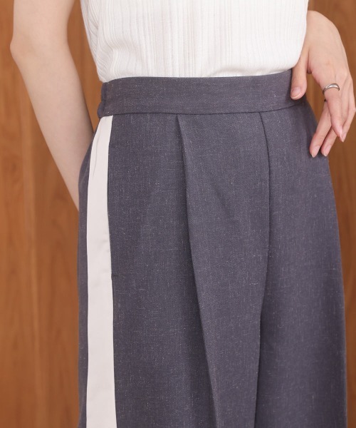 Bab(バブ)の「S・Mサイズ展開】2WAYセンタープレスサイドラインパンツ(その他パンツ・レディース・ブラック/ベージュ・MEDIUM/SMALL)」の11枚目の写真