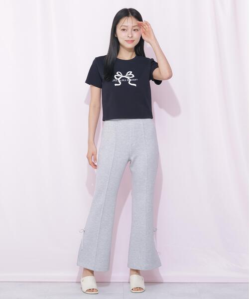 JILL by JILL STUART（ジルバイジルスチュアート）の「＜RIBBONシリーズ＞フロントロゴＴシャツ オーガニックコットン（Tシャツ/カットソー・レディース・ブラック/ピンク/ホワイト・FREE）」の10枚目の写真