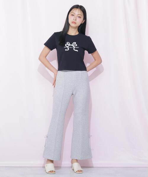 JILL by JILL STUART（ジルバイジルスチュアート）の「＜RIBBONシリーズ＞フロントロゴＴシャツ オーガニックコットン（Tシャツ/カットソー・レディース・ブラック/ピンク/ホワイト・FREE）」の11枚目の写真