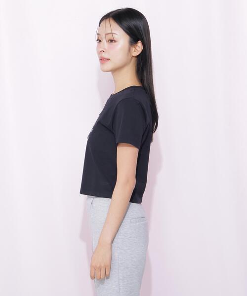 JILL by JILL STUART（ジルバイジルスチュアート）の「＜RIBBONシリーズ＞フロントロゴＴシャツ オーガニックコットン（Tシャツ/カットソー・レディース・ブラック/ピンク/ホワイト・FREE）」の12枚目の写真