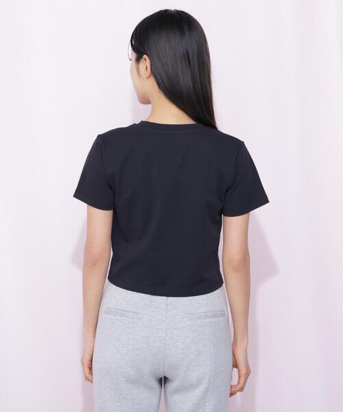 JILL by JILL STUART（ジルバイジルスチュアート）の「＜RIBBONシリーズ＞フロントロゴＴシャツ オーガニックコットン（Tシャツ/カットソー・レディース・ブラック/ピンク/ホワイト・FREE）」の13枚目の写真