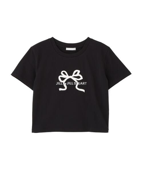 JILL by JILL STUART（ジルバイジルスチュアート）の「＜RIBBONシリーズ＞フロントロゴＴシャツ オーガニックコットン（Tシャツ/カットソー・レディース・ブラック/ピンク/ホワイト・FREE）」の14枚目の写真