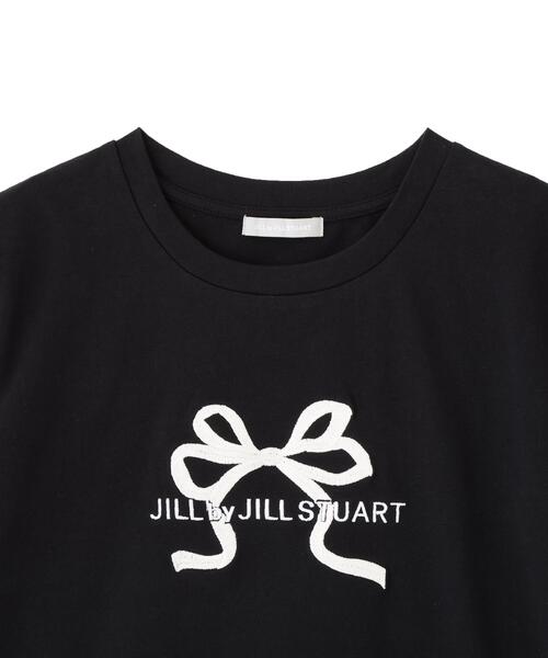 JILL by JILL STUART（ジルバイジルスチュアート）の「＜RIBBONシリーズ＞フロントロゴＴシャツ オーガニックコットン（Tシャツ/カットソー・レディース・ブラック/ピンク/ホワイト・FREE）」の15枚目の写真