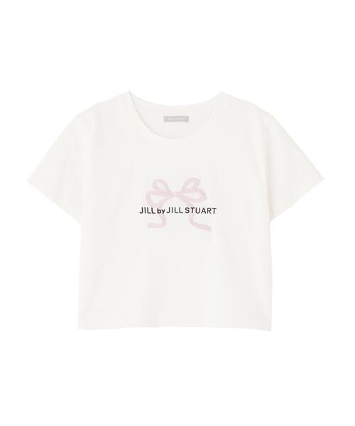 JILL by JILL STUART（ジルバイジルスチュアート）の「＜RIBBONシリーズ＞フロントロゴＴシャツ オーガニックコットン（Tシャツ/カットソー・レディース・ブラック/ピンク/ホワイト・FREE）」の21枚目の写真