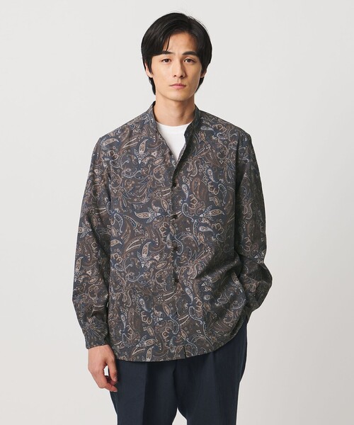 UNITED ARROWS(ユナイテッドアローズ)の「ペイズリー バンドカラー チョアシャツ(シャツ/ブラウス・メンズ・その他1・L/XL/S/M)」の15枚目の写真