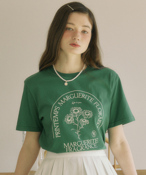 OURHOPE（アワーホープ）の「マルゲリータTシャツ - グリーン（Tシャツ/カットソー・レディース・グリーン・1(S)/2(M)）」の4枚目の写真