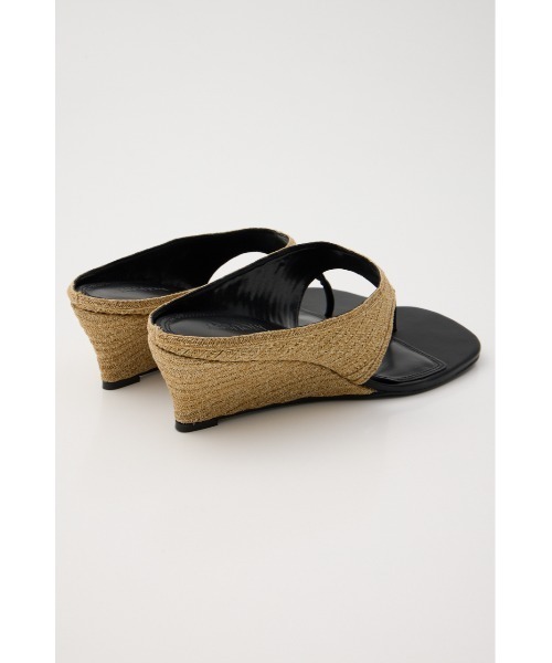 MOUSSY(マウジー)の「THONG WEDGE サンダル(サンダル・レディース・ベージュ/ブラック・LARGE/SMALL/MEDIUM)」の6枚目の写真