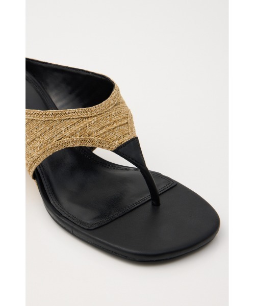 MOUSSY(マウジー)の「THONG WEDGE サンダル(サンダル・レディース・ベージュ/ブラック・LARGE/SMALL/MEDIUM)」の8枚目の写真