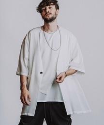 NO ID.（ノーアイディ）の「mj11635-ﾉｰｶﾗｰﾛﾝｸﾞJKT ジャケット(458006-504J)（ノーカラージャケット）」