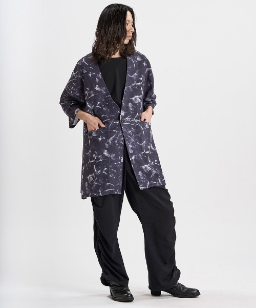 NO ID.（ノーアイディ）の「mj11635-ﾉｰｶﾗｰﾛﾝｸﾞJKT ジャケット(458006-504J)（ノーカラージャケット・メンズ・その他1/その他/ホワイト・ONE SIZE）」の11枚目の写真