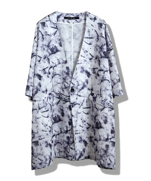 NO ID.（ノーアイディ）の「mj11635-ﾉｰｶﾗｰﾛﾝｸﾞJKT ジャケット(458006-504J)（ノーカラージャケット・メンズ・その他1/その他/ホワイト・ONE SIZE）」の17枚目の写真