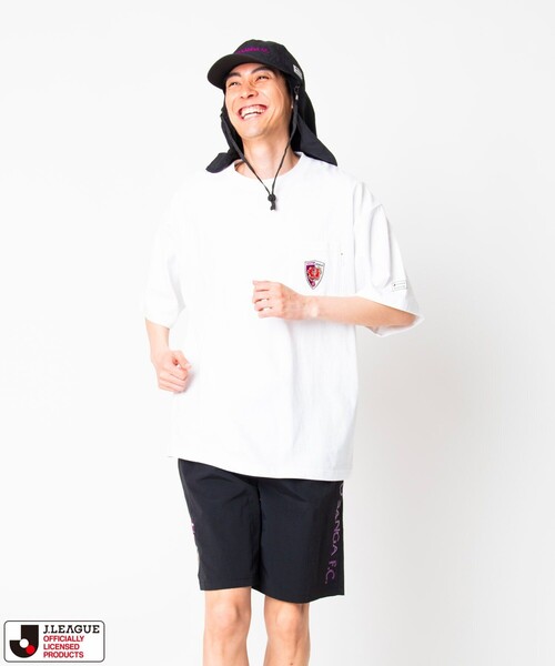 FREAK'S STORE(フリークスストア)の「J.LEAGUE×FREAK'S STORE 別注 SUPPORTERS NYLON SHORTS【京都サンガF.C.】(その他パンツ・メンズ・チャコールグレー/ブラック・LARGE/MEDIUM/SMALL)」の4枚目の写真