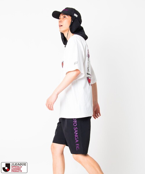 FREAK'S STORE(フリークスストア)の「J.LEAGUE×FREAK'S STORE 別注 SUPPORTERS NYLON SHORTS【京都サンガF.C.】(その他パンツ・メンズ・チャコールグレー/ブラック・LARGE/MEDIUM/SMALL)」の5枚目の写真