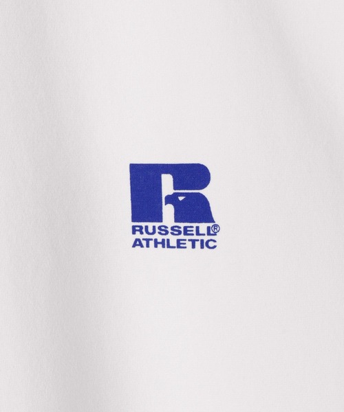 Russell Athletic（ラッセルアスレティック）の「【RUSSELL ATHLETIC】別注Dri-PowerTシャツ[吸水速乾・シワ軽減]（Tシャツ/カットソー・メンズ・グレー/ホワイト/チャコール・LARGE/MEDIUM）」の10枚目の写真