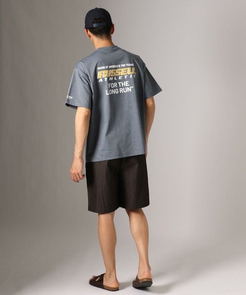 Russell Athletic（ラッセルアスレティック）の「【RUSSELL ATHLETIC】別注Dri-PowerTシャツ[吸水速乾・シワ軽減]（Tシャツ/カットソー・メンズ・グレー/ホワイト/チャコール・LARGE/MEDIUM）」の18枚目の写真