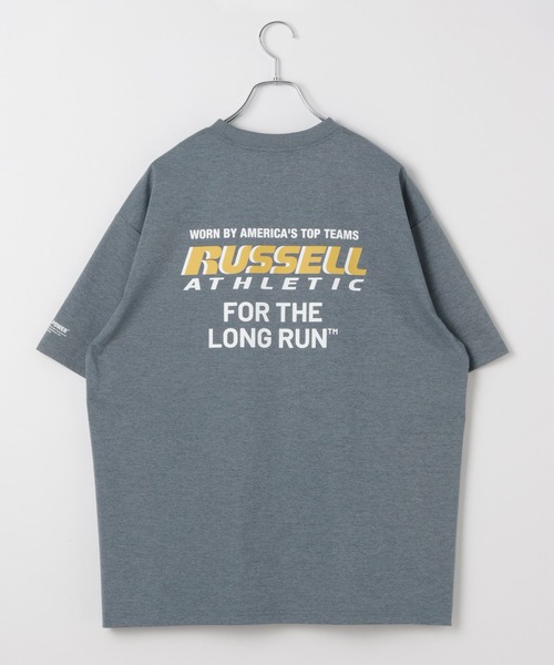 Russell Athletic（ラッセルアスレティック）の「【RUSSELL ATHLETIC】別注Dri-PowerTシャツ[吸水速乾・シワ軽減]（Tシャツ/カットソー・メンズ・グレー/ホワイト/チャコール・LARGE/MEDIUM）」の22枚目の写真