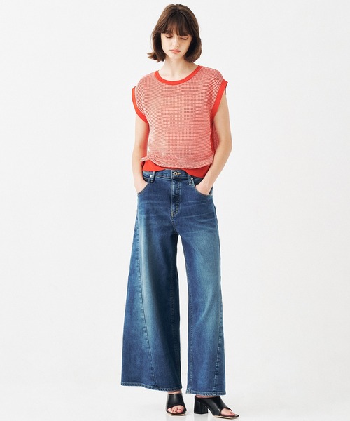 PUBLIC TOKYO(パブリックトウキョウ)の「【2026新作】PUBLICDENIM COOL WIDE(デニムパンツ・レディース・ホワイト/ライトブルー・1/2/3)」の15枚目の写真