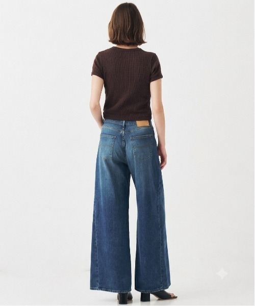 PUBLIC TOKYO(パブリックトウキョウ)の「【2026新作】PUBLICDENIM COOL WIDE(デニムパンツ・レディース・ホワイト/ライトブルー・1/2/3)」の11枚目の写真