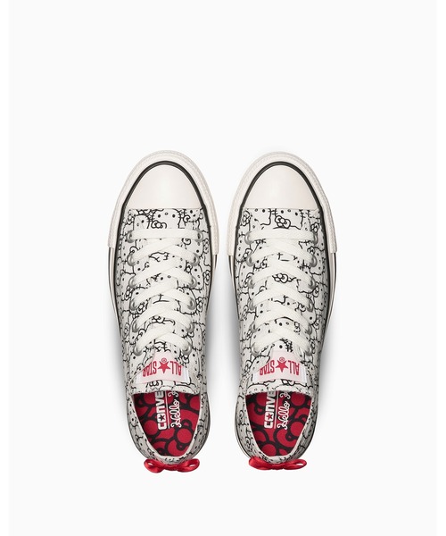 CONVERSE ALL STAR(コンバースオールスター)の「ALL STAR OX / HELLO KITTY / オールスター OX / ハローキティ(スニーカー・レディース・ホワイト・3/3.5/4/4.5/5/5.5/6.5/7/7.5)」の4枚目の写真