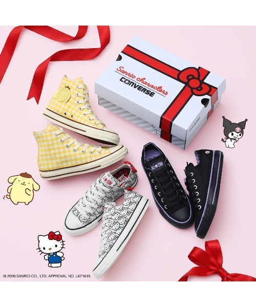 CONVERSE ALL STAR(コンバースオールスター)の「ALL STAR OX / HELLO KITTY / オールスター OX / ハローキティ(スニーカー・レディース・ホワイト・3/3.5/4/4.5/5/5.5/6.5/7/7.5)」の11枚目の写真