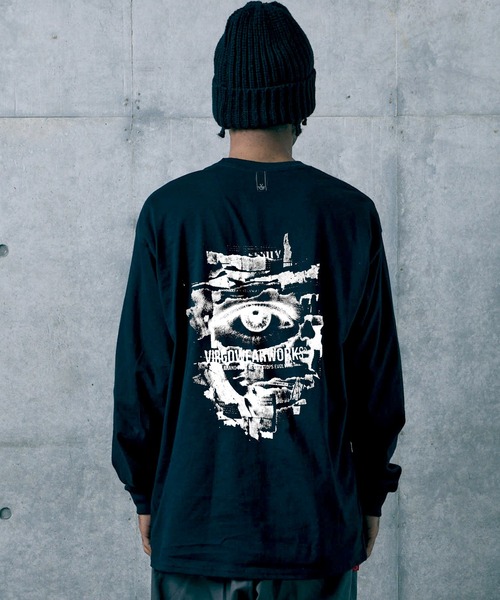 VIRGOwearworks(ヴァルゴウェアワークス)の「OBSERVER LST(Tシャツ/カットソー・メンズ・ブラック/ホワイト・5/2/4/3)」の2枚目の写真