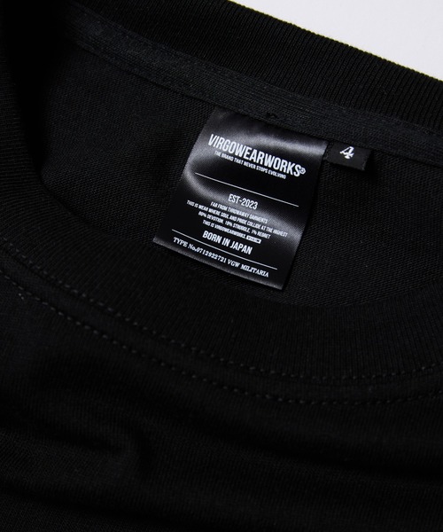VIRGOwearworks(ヴァルゴウェアワークス)の「OBSERVER LST(Tシャツ/カットソー・メンズ・ブラック/ホワイト・5/2/4/3)」の8枚目の写真