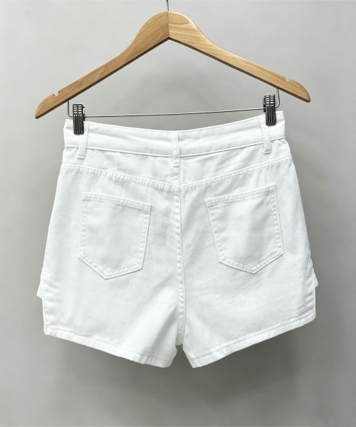 Miniministore（ミニミニストア）の「インナーパンツ付きキュロットミニスカート（その他パンツ・レディース・ホワイト/ブルー/ダークグレー/フューシャピンク・S/M/L）」の20枚目の写真