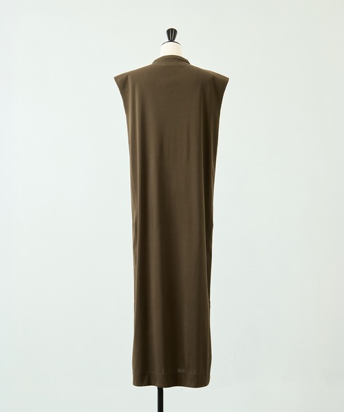 WRAPINKNOT（ラッピンノット）の「[WRAPINKNOT/ラッピンノット]Sanfokin Cotton Bosom sleeveless dress（ワンピース・レディース・ブラック/ブラウン・000/1）」の16枚目の写真