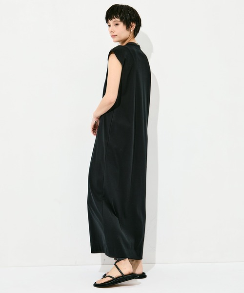 WRAPINKNOT（ラッピンノット）の「[WRAPINKNOT/ラッピンノット]Sanfokin Cotton Bosom sleeveless dress（ワンピース・レディース・ブラック/ブラウン・000/1）」の19枚目の写真