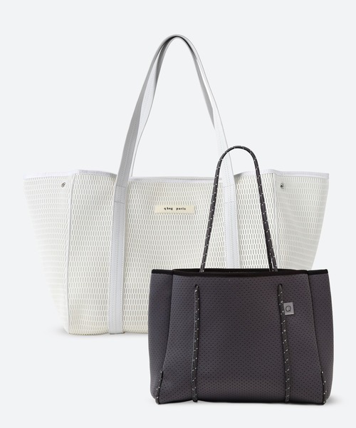 q bag paris(キューバッグパリ)の「【洗濯機洗い可】nest zip L ネストジップ エル トートバッグ(トートバッグ・レディース・ブラウン系その他2/チョコ/タン/モカ/ピンクベージュ/セージグリーン/クリーム/グレー系その他2/ライトベージュ/スモークピンク/ブラック系その他2/ブルー系その他2/レモンイエロー/ホワイト系その他2/ブラック/ライトブルー/ライトグレー/ホワイト/ブルー/オリーブ/ベージュ系その他6/ベージュ系その他5/ベージュ系その他4/ベージュ系その他3/ベージュ系その他2/ブラウン系その他5/ベージュ系その他7/ネイビー/レッド/ライトピンク/ブラウン系その他・FREE)」の2枚目の写真
