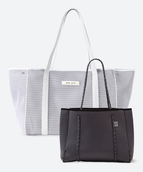q bag paris(キューバッグパリ)の「【洗濯機洗い可】nest zip L ネストジップ エル トートバッグ(トートバッグ・レディース・ブラウン系その他2/チョコ/タン/モカ/ピンクベージュ/セージグリーン/クリーム/グレー系その他2/ライトベージュ/スモークピンク/ブラック系その他2/ブルー系その他2/レモンイエロー/ホワイト系その他2/ブラック/ライトブルー/ライトグレー/ホワイト/ブルー/オリーブ/ベージュ系その他6/ベージュ系その他5/ベージュ系その他4/ベージュ系その他3/ベージュ系その他2/ブラウン系その他5/ベージュ系その他7/ネイビー/レッド/ライトピンク/ブラウン系その他・FREE)」の6枚目の写真
