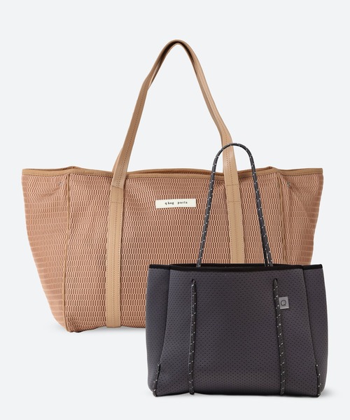 q bag paris(キューバッグパリ)の「【洗濯機洗い可】nest zip L ネストジップ エル トートバッグ(トートバッグ・レディース・ブラウン系その他2/チョコ/タン/モカ/ピンクベージュ/セージグリーン/クリーム/グレー系その他2/ライトベージュ/スモークピンク/ブラック系その他2/ブルー系その他2/レモンイエロー/ホワイト系その他2/ブラック/ライトブルー/ライトグレー/ホワイト/ブルー/オリーブ/ベージュ系その他6/ベージュ系その他5/ベージュ系その他4/ベージュ系その他3/ベージュ系その他2/ブラウン系その他5/ベージュ系その他7/ネイビー/レッド/ライトピンク/ブラウン系その他・FREE)」の18枚目の写真