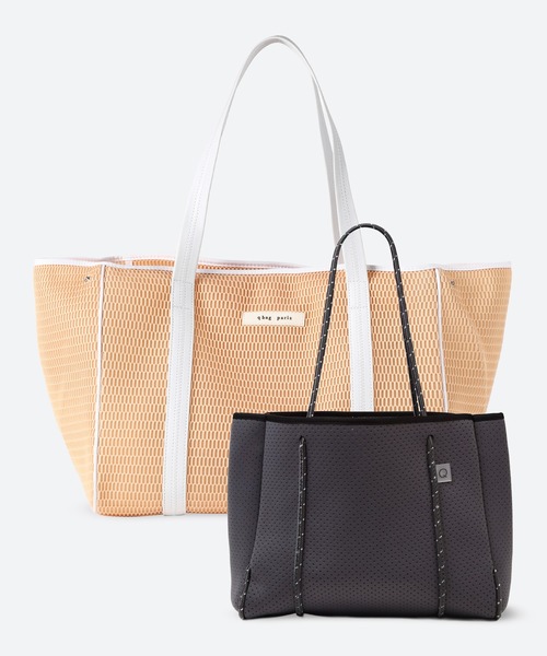 q bag paris(キューバッグパリ)の「【洗濯機洗い可】nest zip L ネストジップ エル トートバッグ(トートバッグ・レディース・ブラウン系その他2/チョコ/タン/モカ/ピンクベージュ/セージグリーン/クリーム/グレー系その他2/ライトベージュ/スモークピンク/ブラック系その他2/ブルー系その他2/レモンイエロー/ホワイト系その他2/ブラック/ライトブルー/ライトグレー/ホワイト/ブルー/オリーブ/ベージュ系その他6/ベージュ系その他5/ベージュ系その他4/ベージュ系その他3/ベージュ系その他2/ブラウン系その他5/ベージュ系その他7/ネイビー/レッド/ライトピンク/ブラウン系その他・FREE)」の19枚目の写真