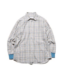 SOPHNET.（ソフネット）の「FLANNEL CHECK RIBBED SHIRT（シャツ/ブラウス）」