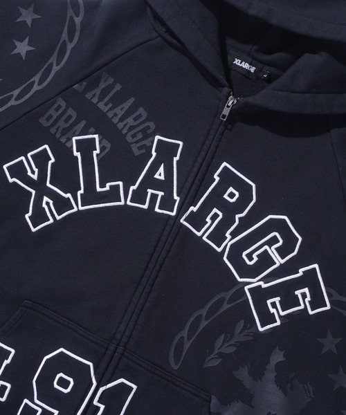 XLARGE（エクストララージ）の「MULTI ZIP HOODED SWEATSHIRT（パーカー・メンズ・マルチ/ネイビー/ブラック・S/M/L/XL）」の11枚目の写真