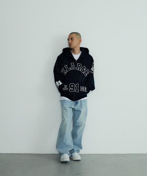 XLARGE（エクストララージ）の「MULTI ZIP HOODED SWEATSHIRT（パーカー・メンズ・マルチ/ネイビー/ブラック・S/M/L/XL）」の10枚目の写真