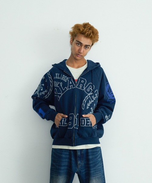 XLARGE（エクストララージ）の「MULTI ZIP HOODED SWEATSHIRT（パーカー・メンズ・マルチ/ネイビー/ブラック・S/M/L/XL）」の9枚目の写真